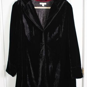Black Velvet Coat